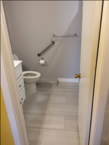 accessible bathroom renovation